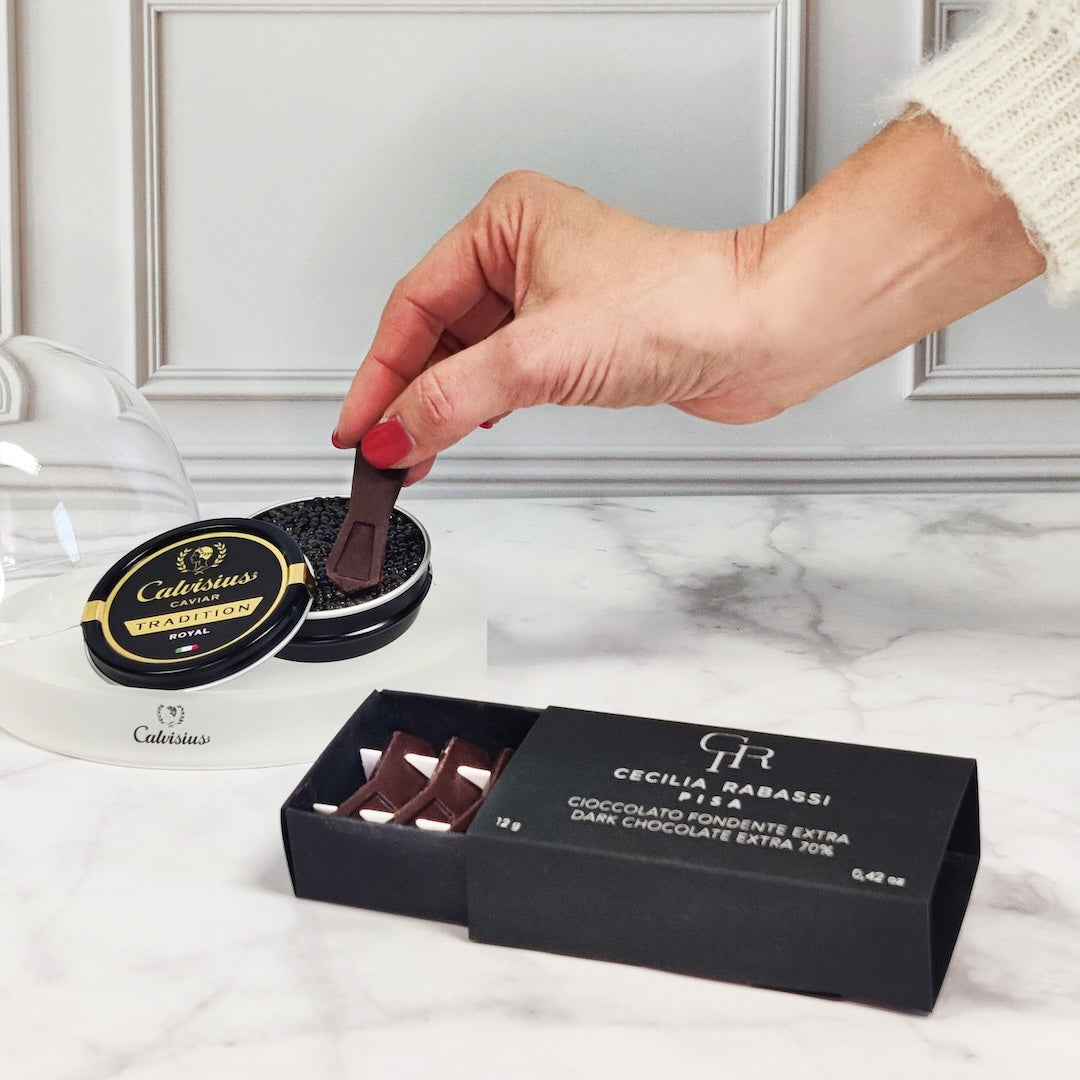 Dark Chocolate and Caviar Tasting Kit