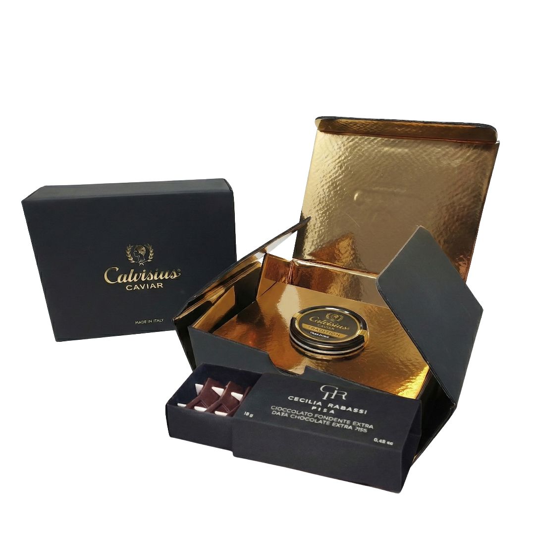 Dark Chocolate and Caviar Tasting Kit