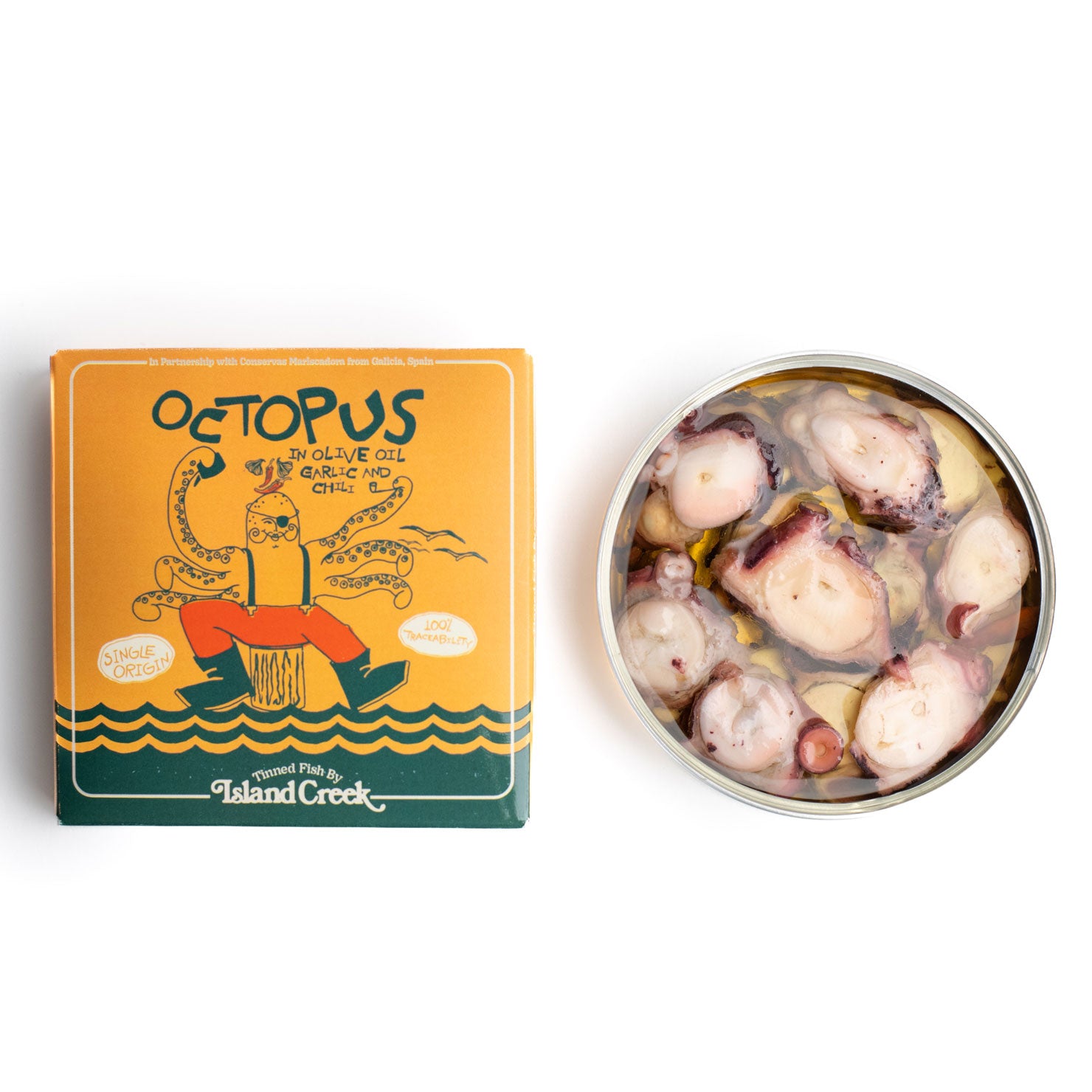 Octopus In Olive Oil, Garlic And Chili