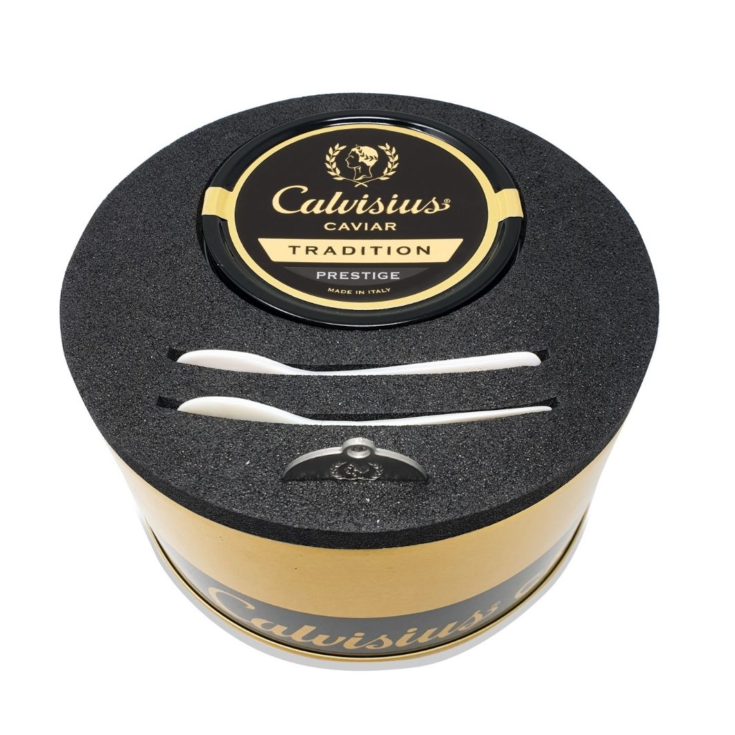 Two tins of Caviar d Aquitaine Royale from Caviar 