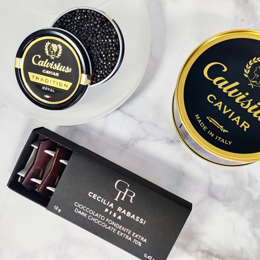 Dark Chocolate and Caviar Tasting Kit