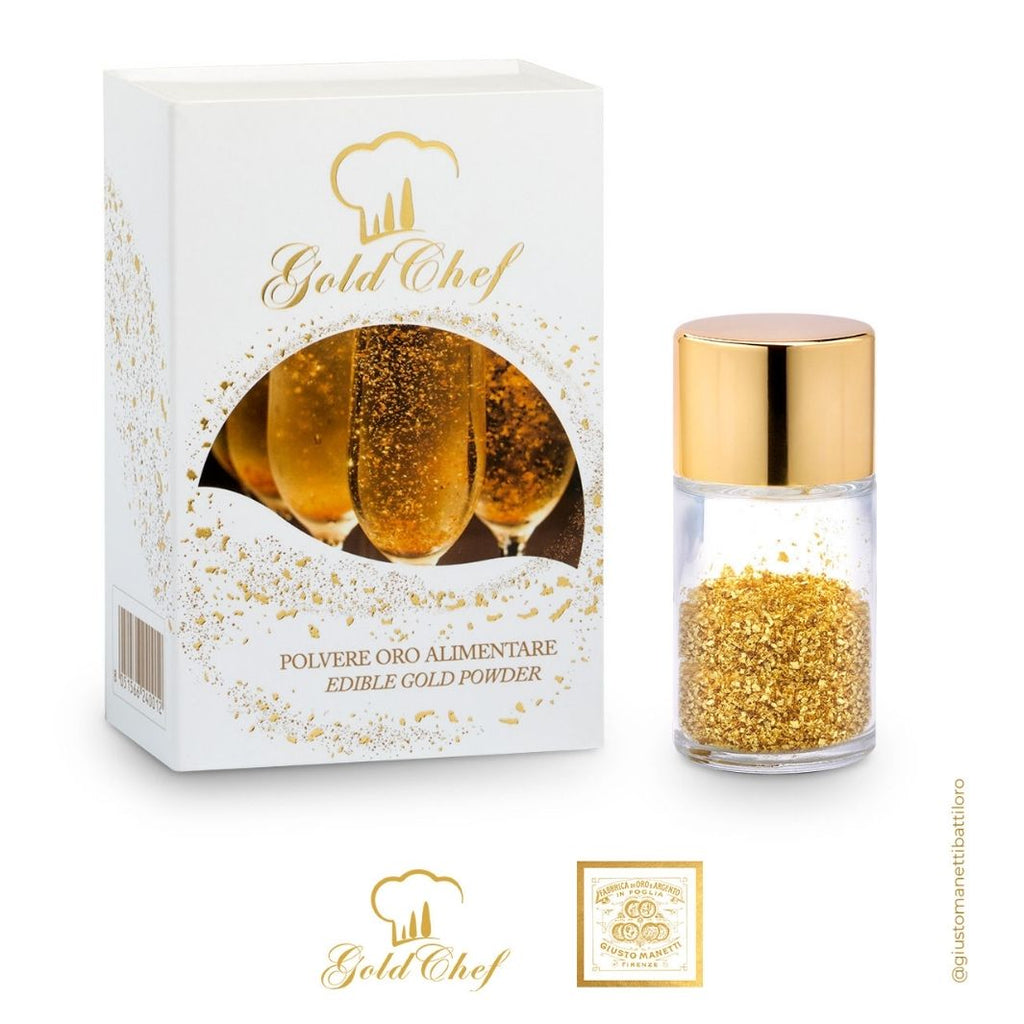 Gold Flakes 1 gr, Real Edible Gold 23 kt